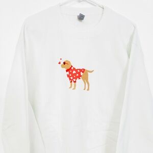 Labrador Valentine's Day Dog Mom Sweatshirt